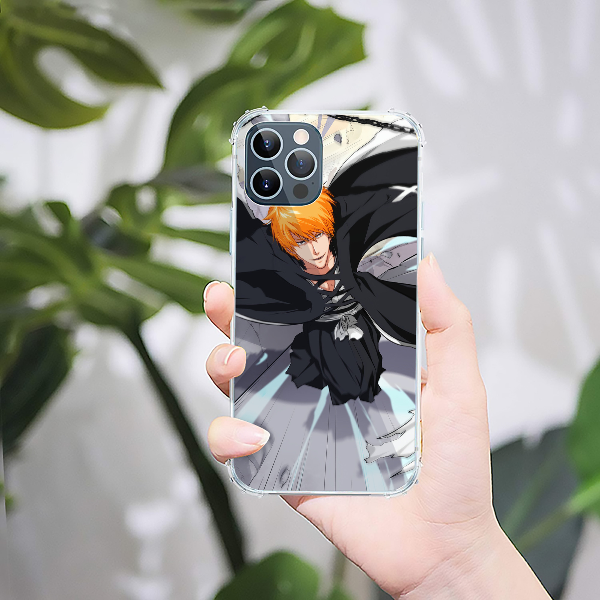 （画像用） ブリーチ BLEACH 【iPhone 12シリーズ対応】透明スマホケース（クリアソフトケース）